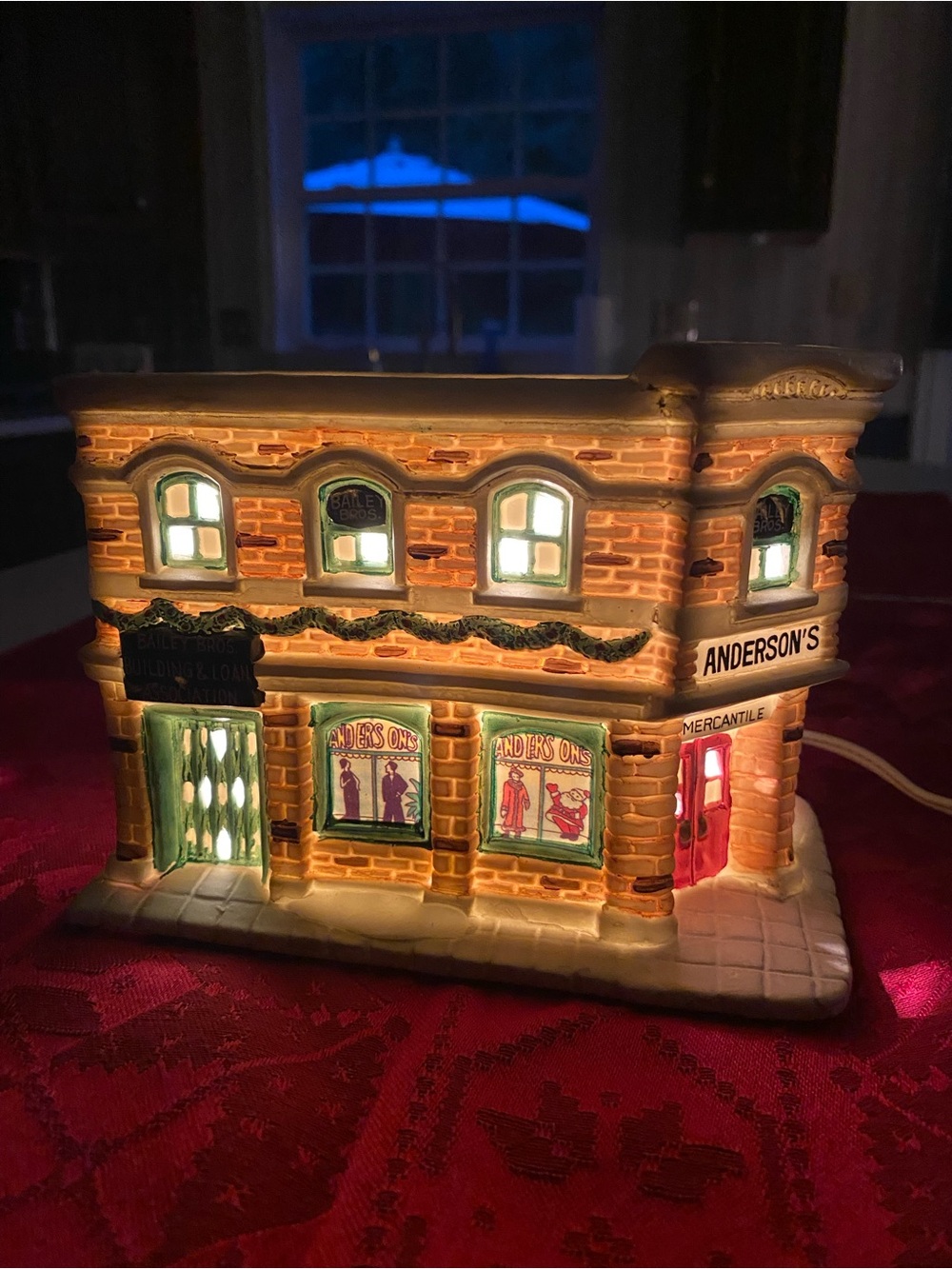 It’s A Wonderful Life Mercantile Christmas Village Building